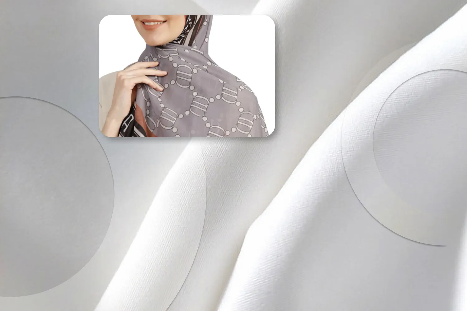 Elegant drape with a comfortable feel
