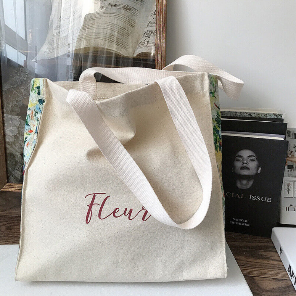 hasil produk totebag dari kain baby canvas