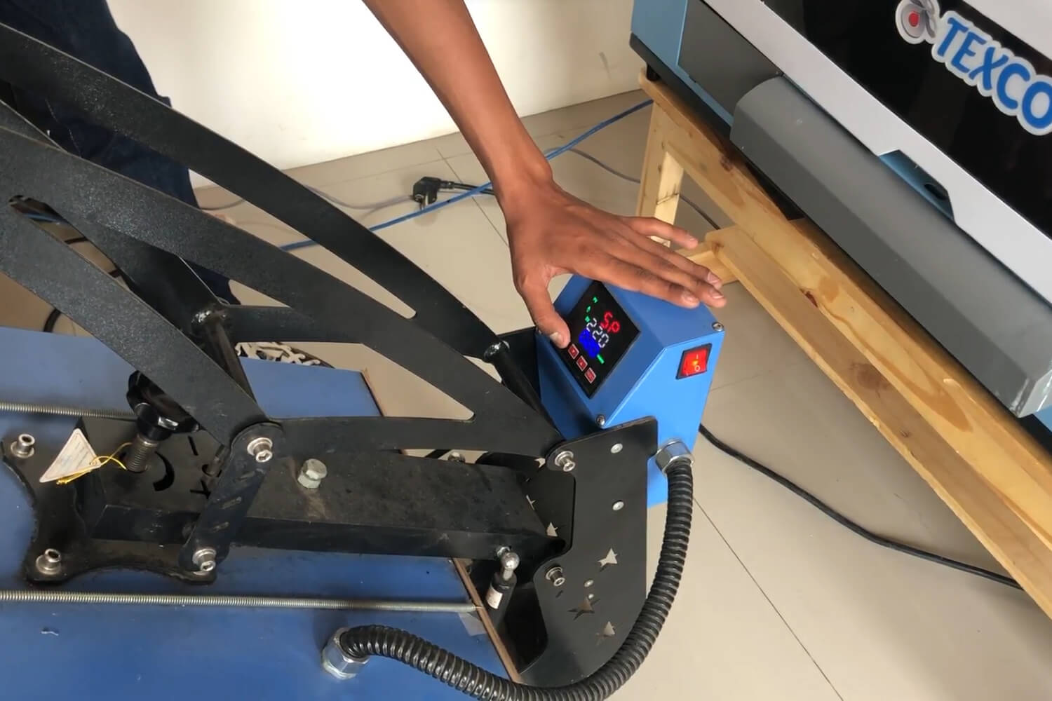 Optimal time settings for precise heat press results