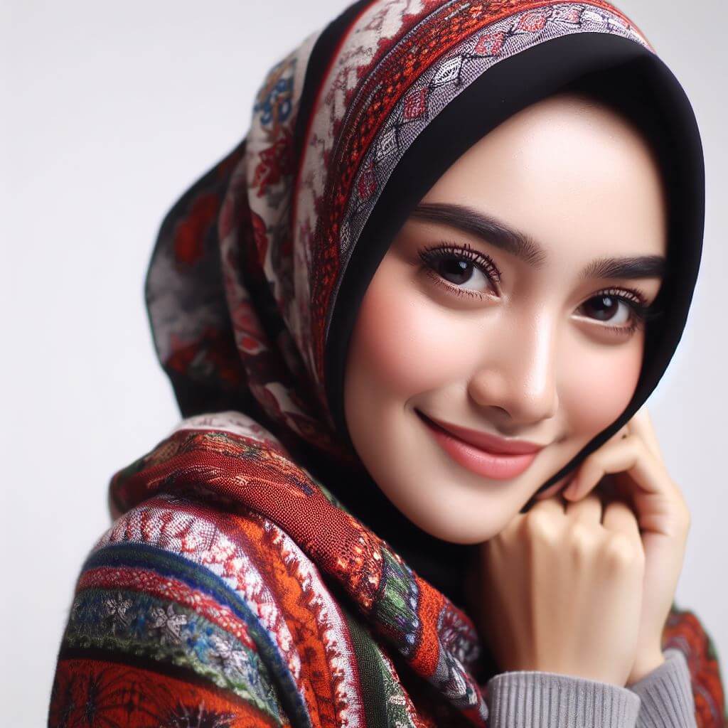 Rich ethnic patterns for stylish and traditional hijabs