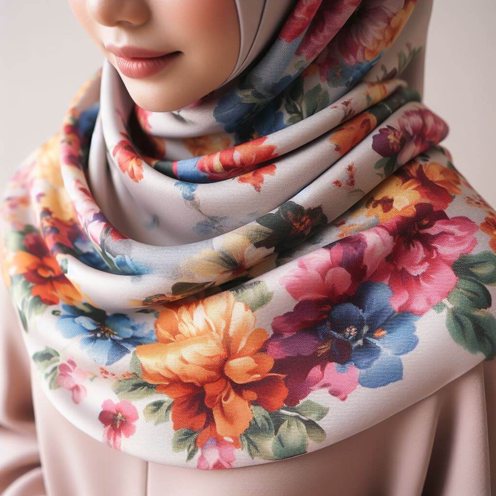 hasil hijab yang detail dan tajam