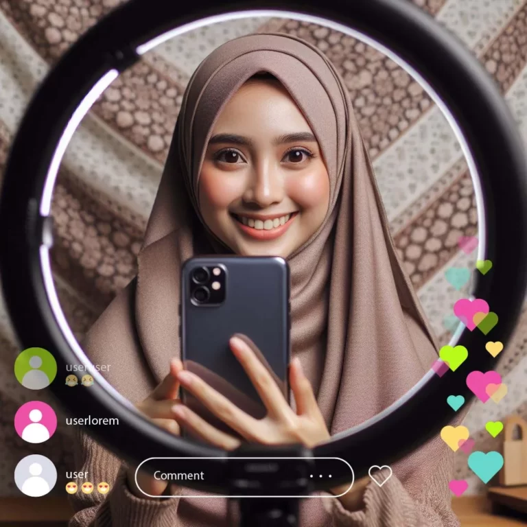 Social media marketing for hijab business