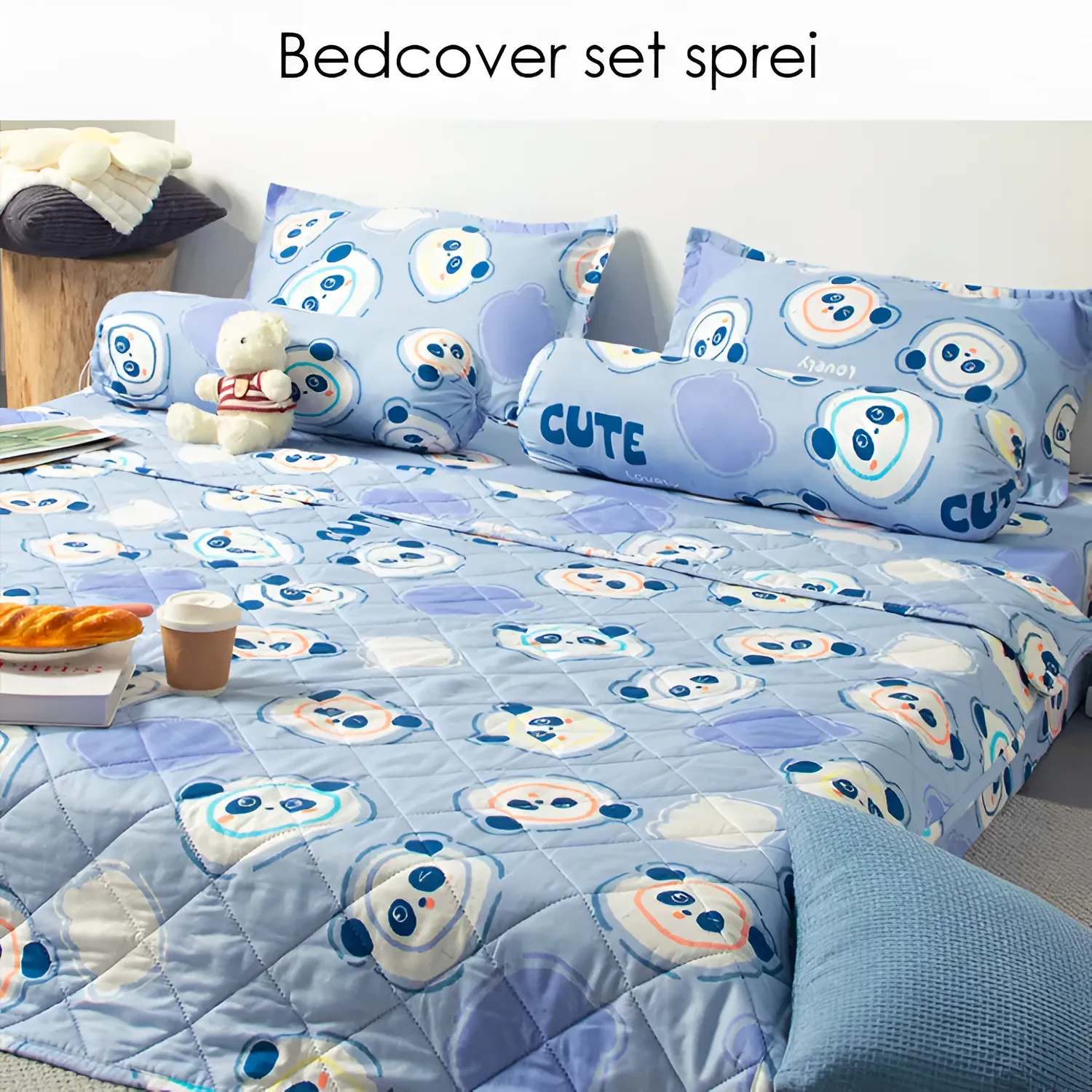 Comfortable bed sheets and matching pillow cases