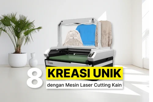 Mesin laser cutting kain dengan contoh kreasi unik untuk inspirasi industri fashion dan tekstil.