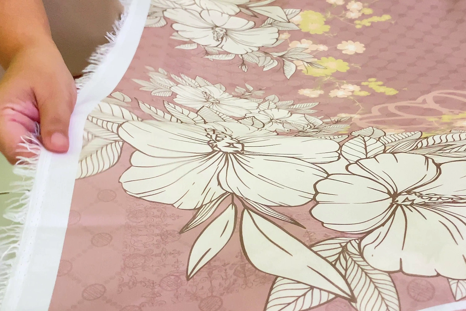 Resolusi cetak yang dihasilkan oleh printing hijab.