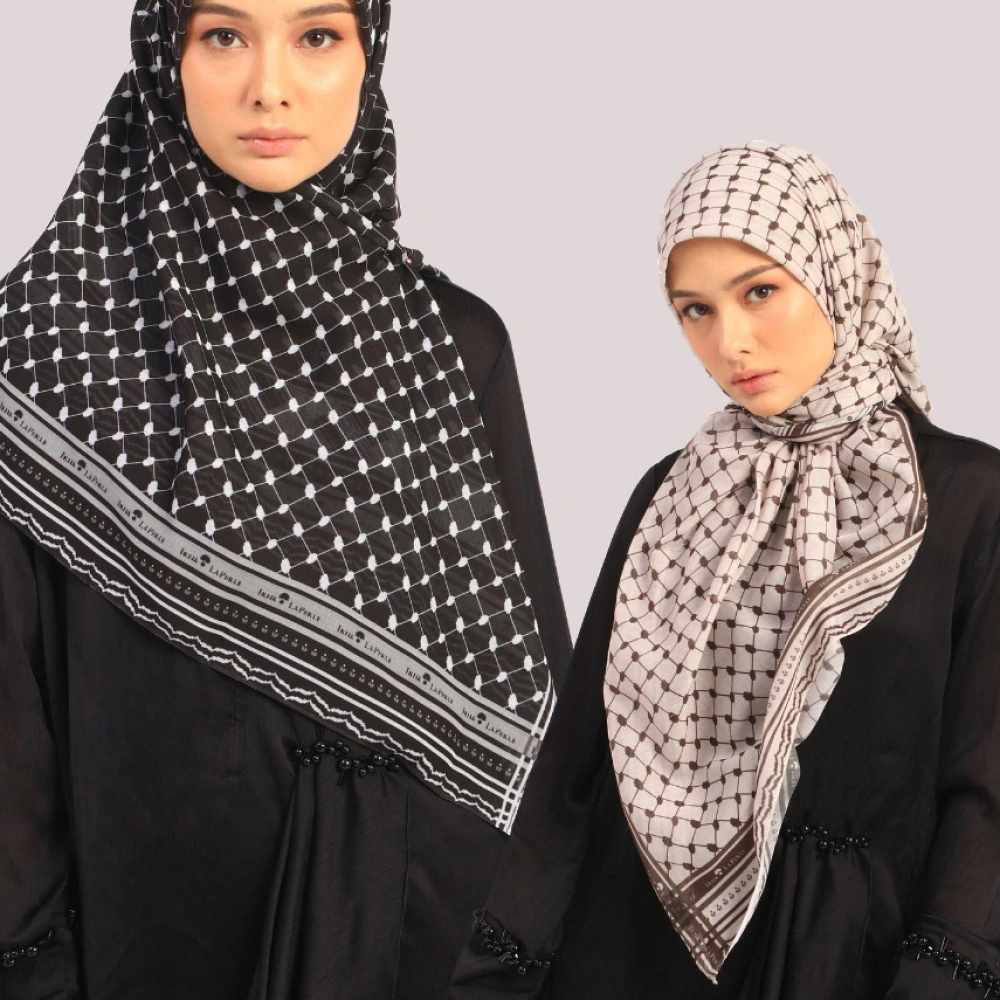 Contoh koleksi produk hijab Irna La Perle.