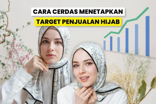 Beragam jenis hijab yang sedang dijual.