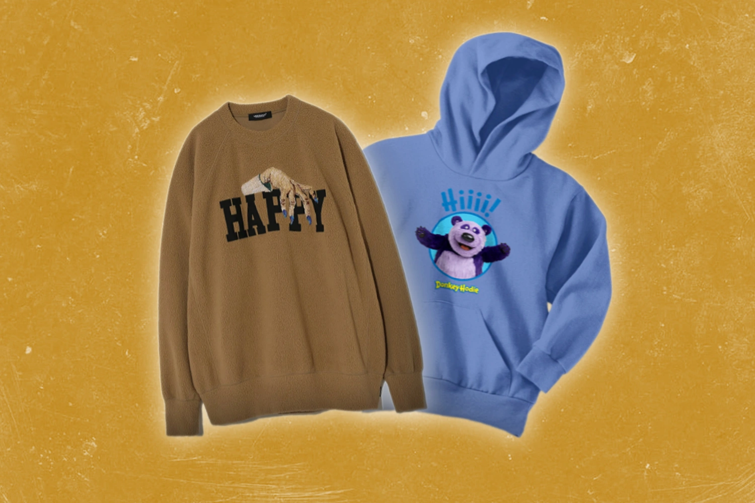 Custom outerwear production featuring personalized jackets with unique designs, fabric samples, and branding elements