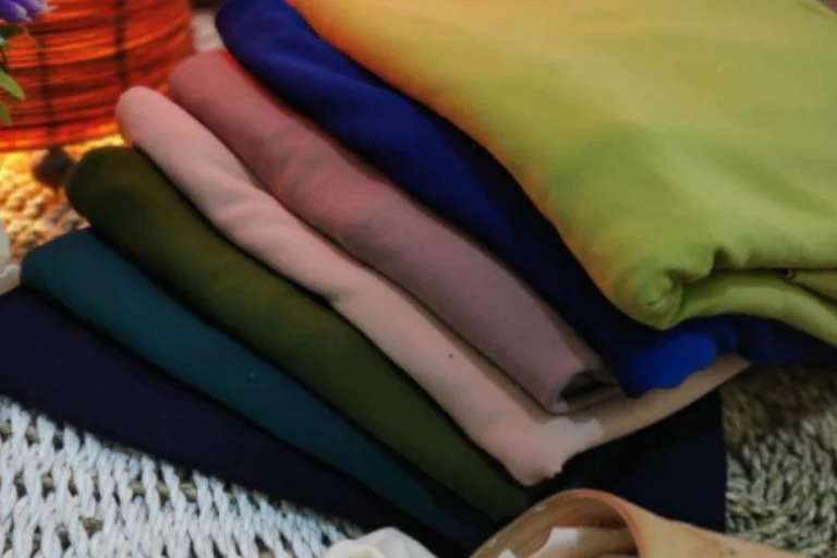 Stella jersey fabric with a soft, smooth texture and slight stretch, perfect for casual and semi-formal wear with a polished look