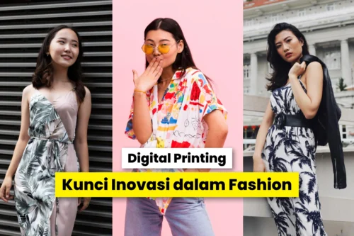 Berbagai produk fashion digital printing yang menarik dan unik.