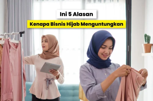 Orang yang sedang berbisnis hijab
