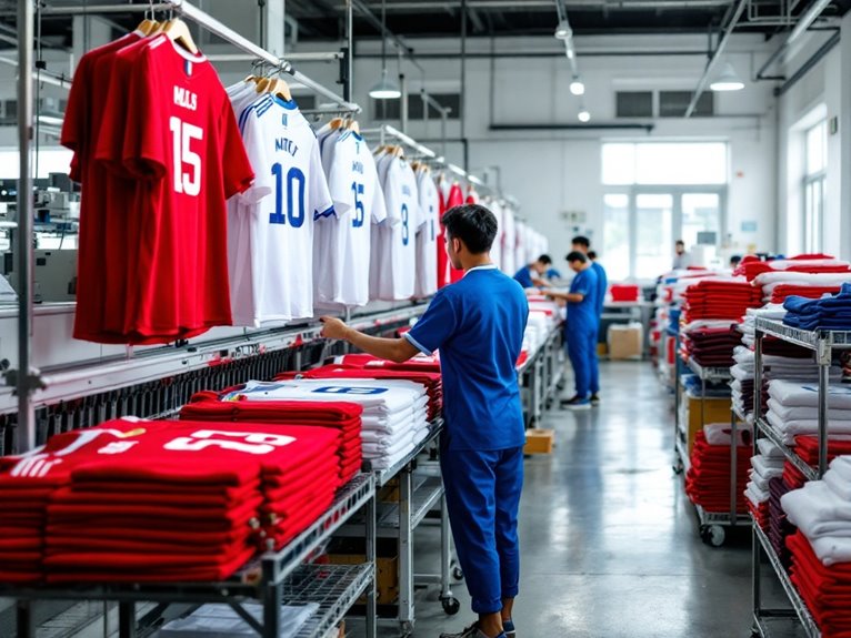 bulk production of jerseys