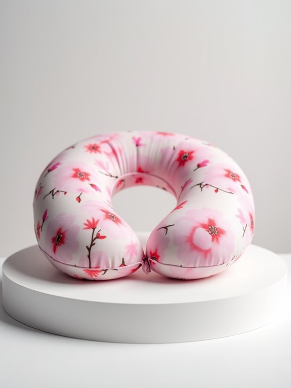 cute feminine neck pillows