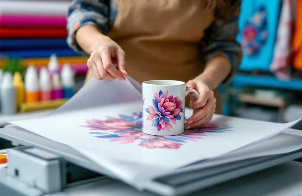 Ilustrasi transfer paper.