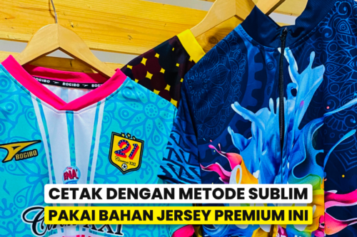 Pilihan bahan jersey premium.