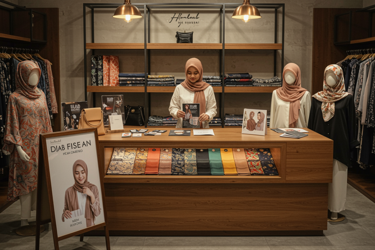 Choosing a creative and attractive name for your hijab business to succeed in the market.