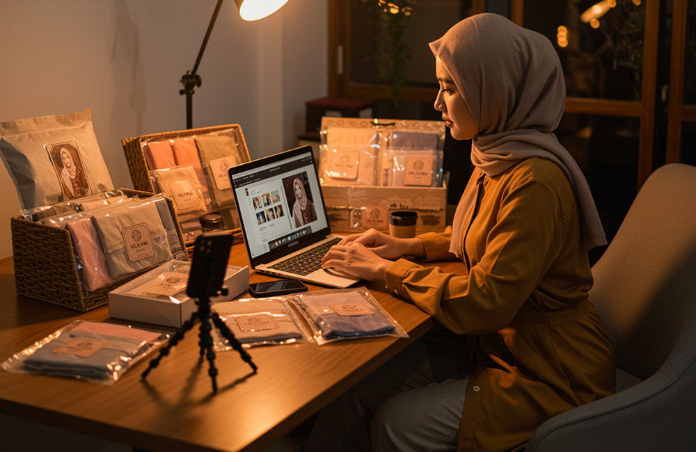 Paid social media ads for hijab