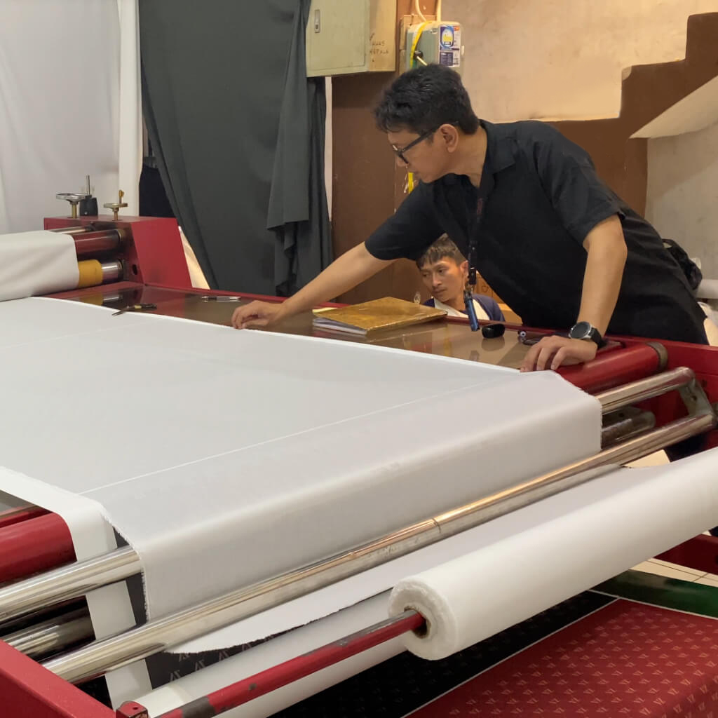 proses cetak mesin heatpress