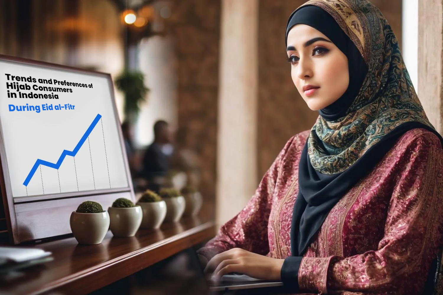 data statistik market hampers hijab