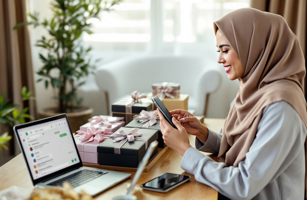 Messaging platforms for hijab sales