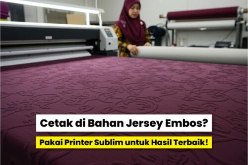 Berbagai macam jenis jersey emboss.