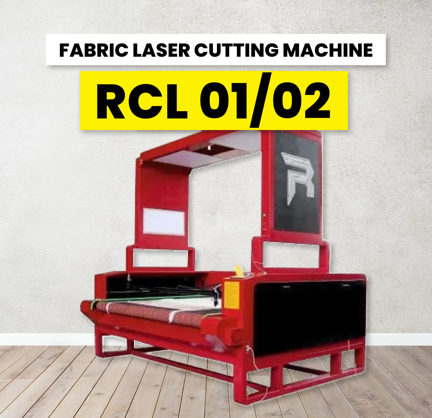 RCL 01 and RCL 02 laser cutting machines with CCD camera system for precise cutting of deformed fabrics.