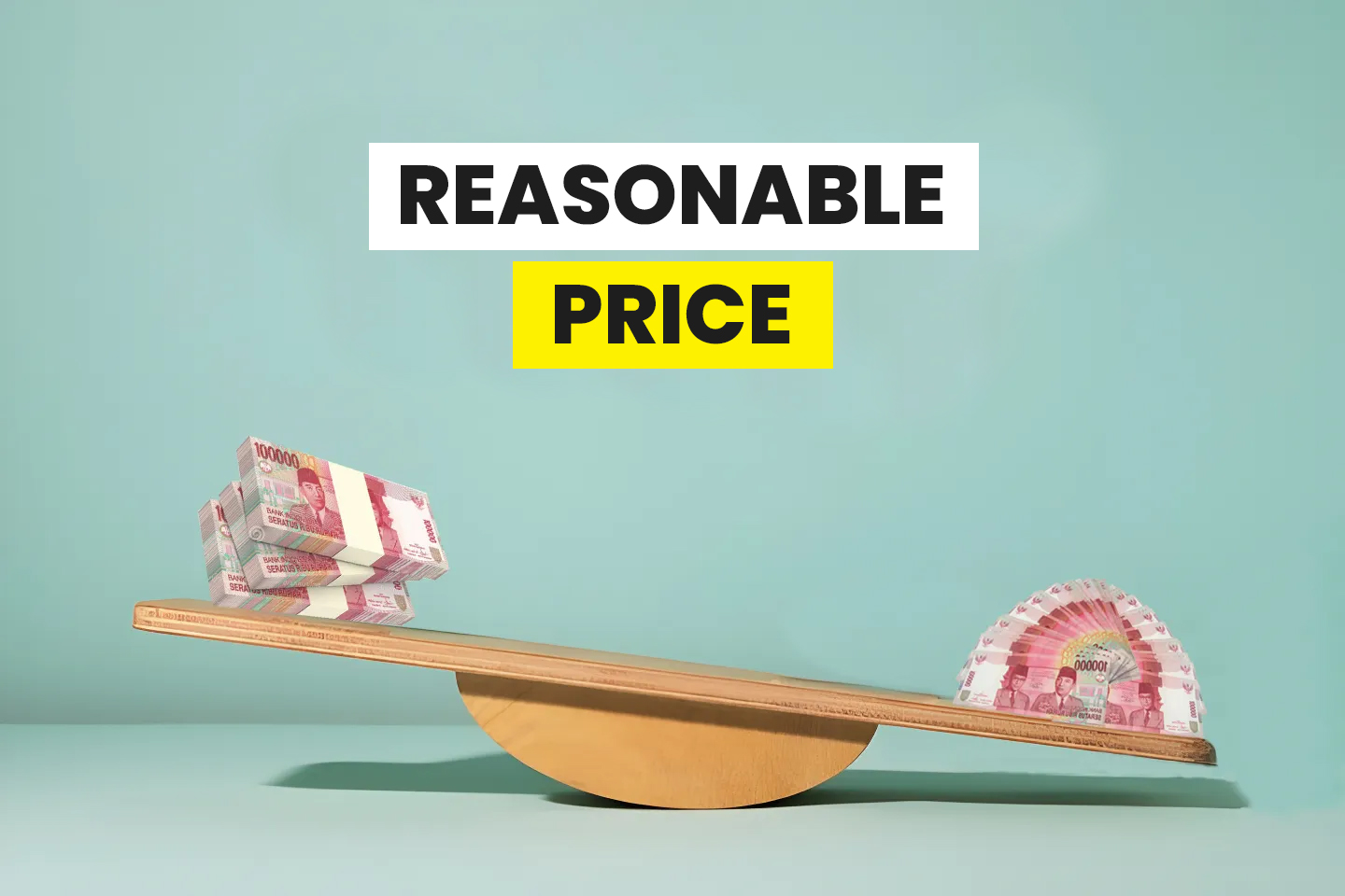 perbandingan harga yang masuk akal