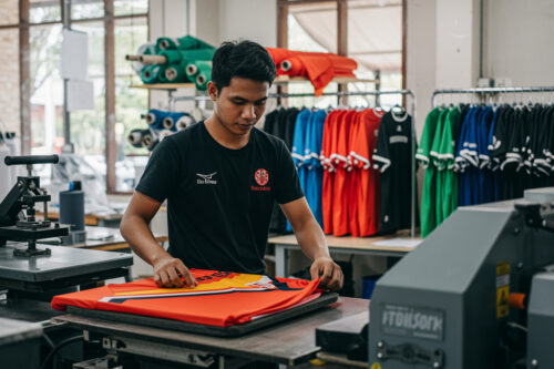 Growing business opportunity in custom jersey printing due to high sports enthusiasm in Indonesia.