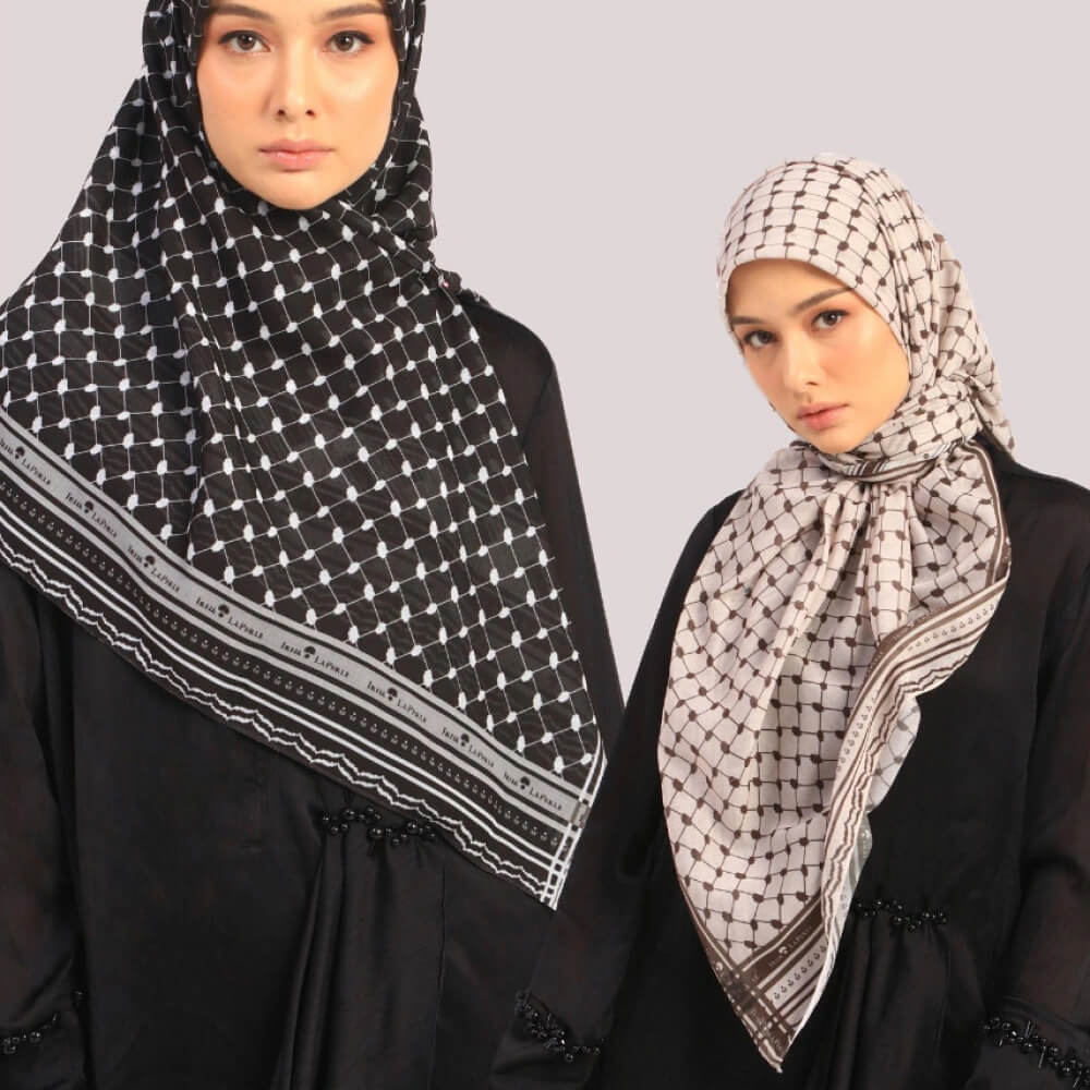 Irna La Perle hijab collection featuring luxurious fabrics and elegant designs, offering a sophisticated and timeless modest fashion look