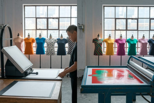 Comparison of DTF vs screen printing in terms of setup time, print cost, and production volume.