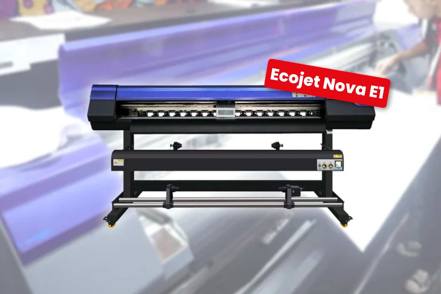 Ecojet Nova E1 Printer showcasing efficient printing on various materials with eco-friendly technology and high-quality results
