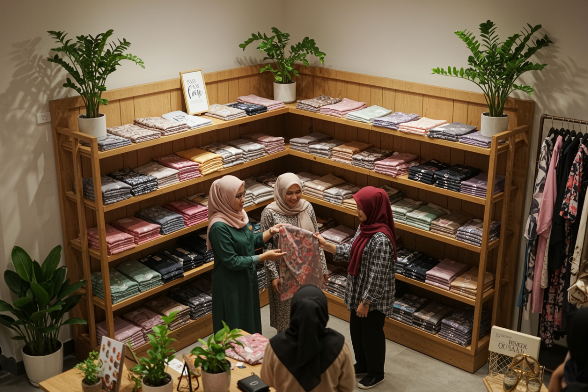 Effective hijab business promotion strategies using online and offline marketing methods.
