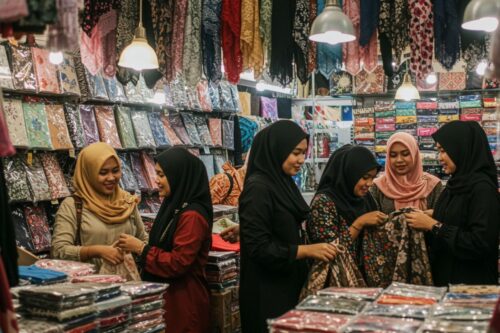 Hijab market trends in Indonesia evolving into a billion-dollar fashion industry.