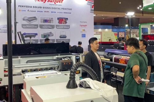 Laysander showcasing advanced printing solutions at All Print 2024, with exclusive offers and product demonstrations for attendees
