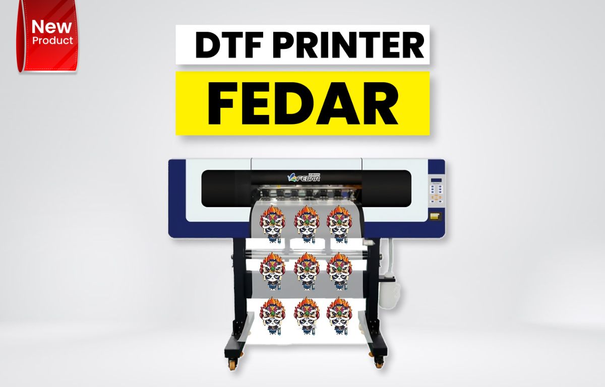 Texco DTF printer features air purifier, linear guide rail, and anti-collision system for printing business.