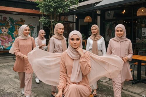 Popular hijab styles like pashmina, crinkle, gypsy, and square loved by today’s youth.