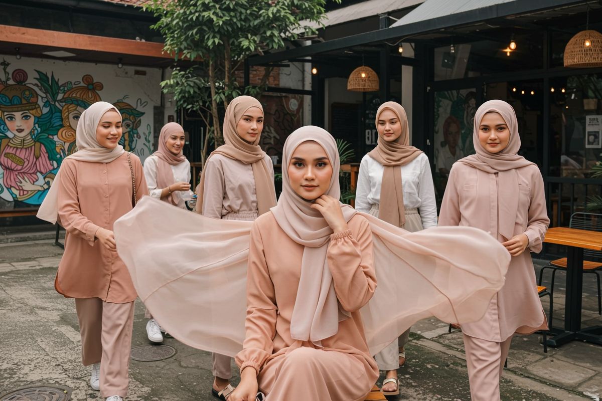 Popular hijab styles like pashmina, crinkle, gypsy, and square loved by today’s youth.