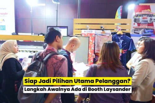 Keramaian booth Laysander di pameran spe 2025.