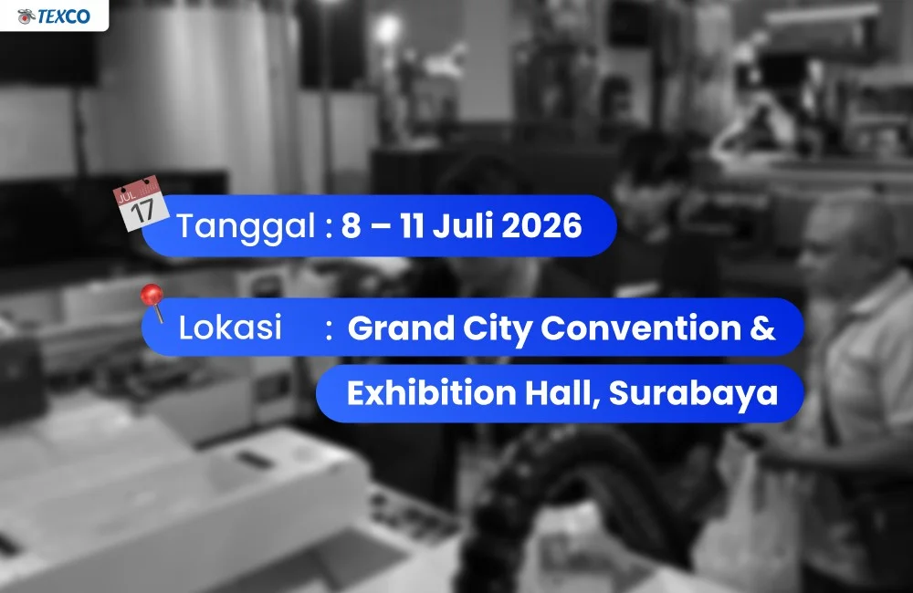 Informasi tanggal dan lokasi pameran surabaya printing expo 2026 di Grand City Convention & Exhibition Hall Surabaya pada 8β11 Juli 2026.