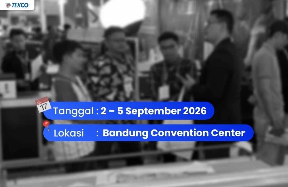 Jadwal pameran IAPE 2026 pada 2–5 September 2026 di Bandung Convention Center.
